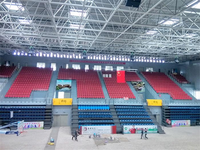 焦作电厂体育馆网架加工